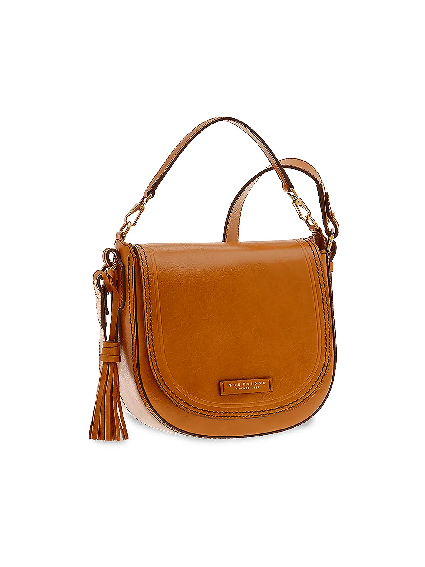 THE BRIDGE | Ledertasche - Umhängetasche PEARL DISTRICT | braun
